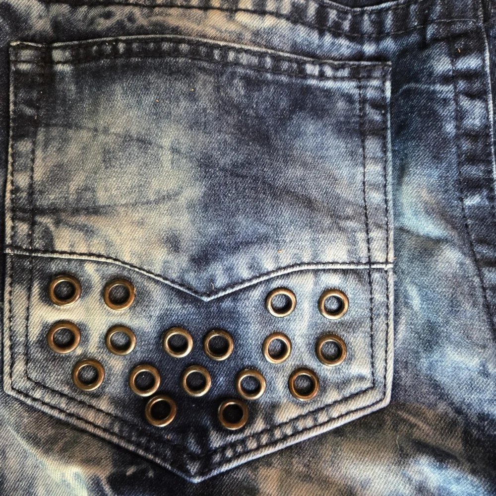 HOST PICK🎉🎊MAKOBI MK never worn distressed designer mens jeans 👖 sz36x34 - Picture 8 of 13
